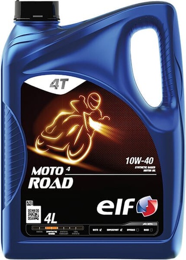 [ELF-M4R-10W40-4] Elf Moto 4 Road 4T Engine Oil 10W40 4L