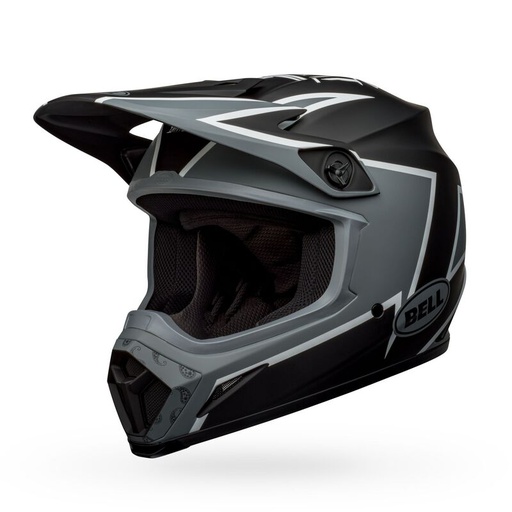 [BEL-7131644] Bell MX-9 Mips Twitch MX Helmet Matt Black/Grey/White