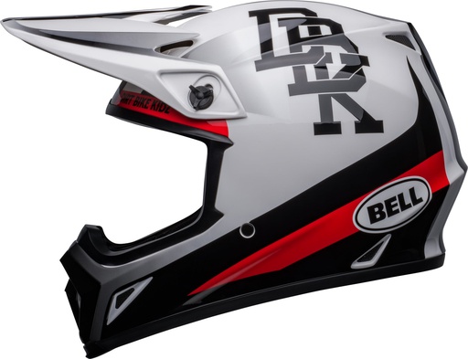 [BEL-7148518] Bell MX-9 Mips Twitch DBK MX Helmet White/Black