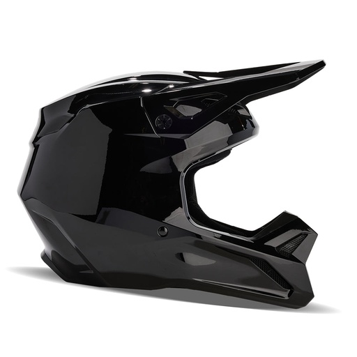 [FOX-31369-001] Fox V1 Solid MX Helmet Black