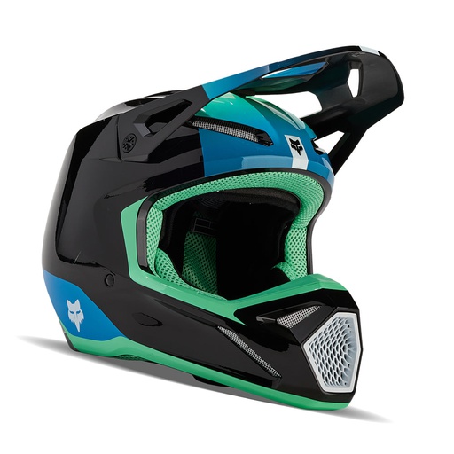 [FOX-31373-013] Fox V1 Ballast MX Helmet Black/Blue