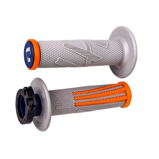 [ODI-H36EPGO] Odi Emig Pro V2 Lock-On MX Grips Orange/Grey