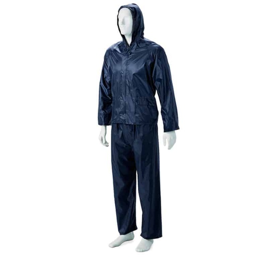 [NB-PRSRUB-B] Dromex Rain Suit Navy Blue 2pc