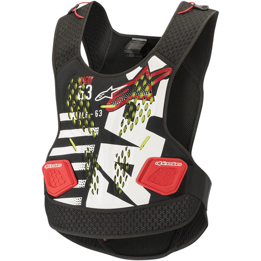 [ALP-6701819-123] Alpinestars Sequence Chest Protector Black/White/Red