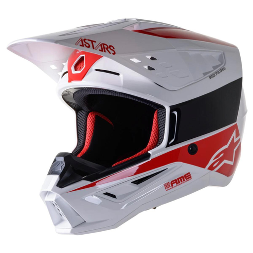 [ALP-8303422-2032] Alpinestars SM5 Bond MX Helmet White/Red