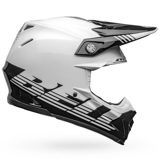 [BEL-71362] Bell Moto-9 MIPS Louver MX Helmet Black/White