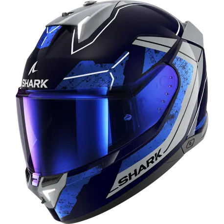 [SRK-HE0820EBUS] Shark Skwal i3 Full Face Helmet Rhad BUS Blue/Grey
