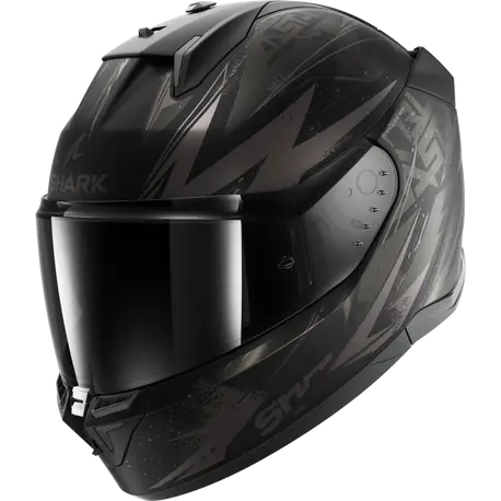 [SRK-HE0921EKAA] Shark D-Skwal 3 Full Face Helmet Blast-R KAA Matt Black/Grey