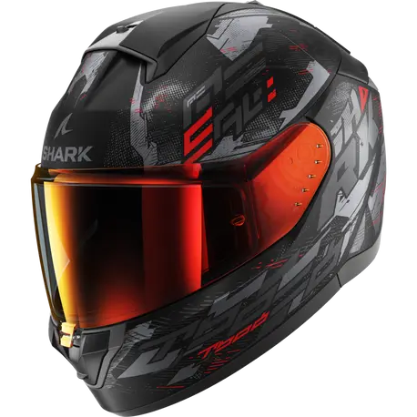 [SRK-HE1110EKAR] Shark Ridill 2 Full Face Helmet Molokai KAR Matt Black/Grey/Red