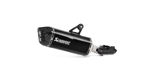 [AKP-S-B12SO23-HAATBL] Akrapovic Slip-On BMW R1250 GS/ADV '19-22 Black Titanium