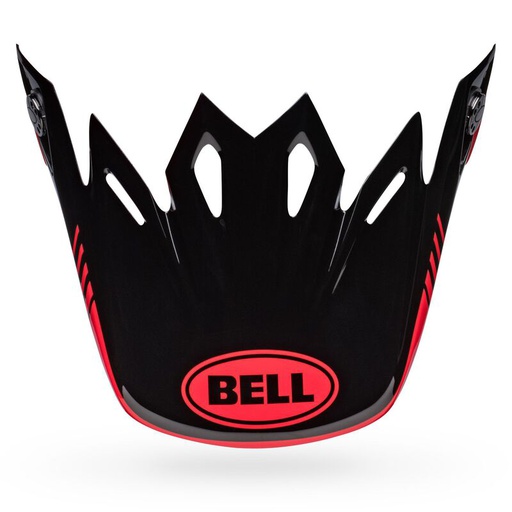 [BEL-7137517] Bell Moto-9 MIPS Peak Louver Black/Red