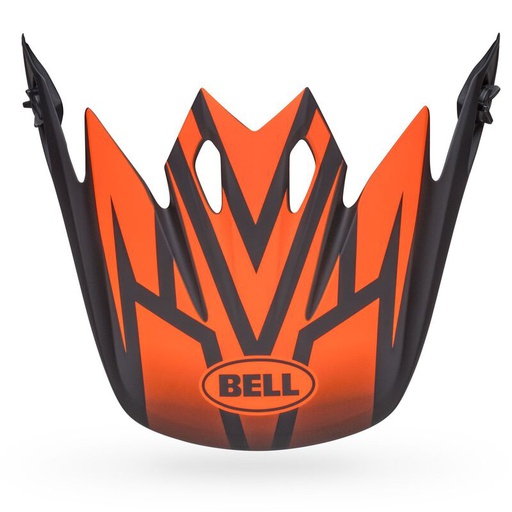 [BEL-7137527] Bell MX-9 MIPS Peak Disrupt Matt Black/Orange