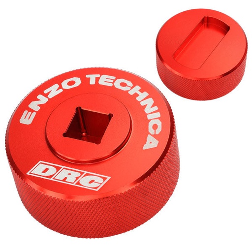 [DRC-ED59-37-203] DRC Enzo Tool Base Valve Jig Showa AOS Red