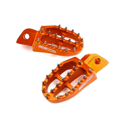 [ZET-ZE93-1827] Zeta Alu Foot Pegs KTM/Husq/GasGas '16-22 Orange