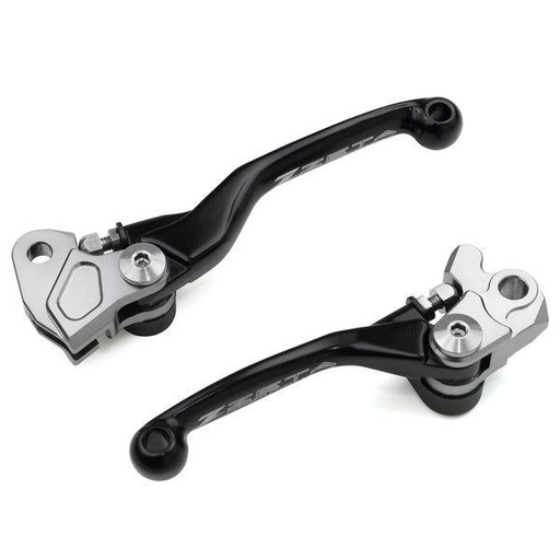 [ZET-ZE44-4121] Zeta Pivot Lever Set FP KTM/Husq 125/250/300/350/450/500/530 Black