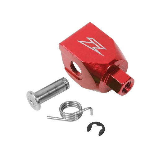 [ZET-ZE90-3902] Zeta Revolver Lever Replacement Mount Tip Straight Red