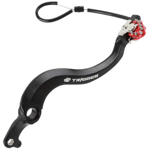 [ZET-ZE90-7082] Zeta Trigger Brake Pedal Honda Africa Twin CRF1000/1100 Red