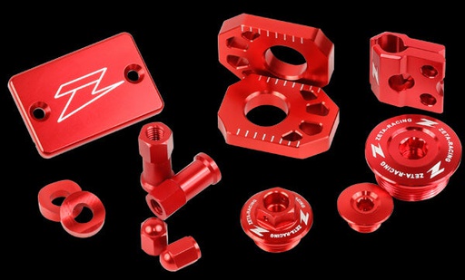 [ZET-ZE51-3042] Zeta Billet Kit Honda CRF450R/RX '21 Red