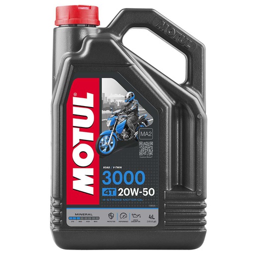 [MOT-107319] Motul Engine Oil 4T 3000 20W50 4L