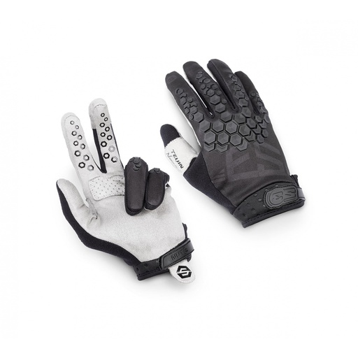 [S3-NU-413] S3 Hard Enduro Angel Nuts MX Glove Black/White