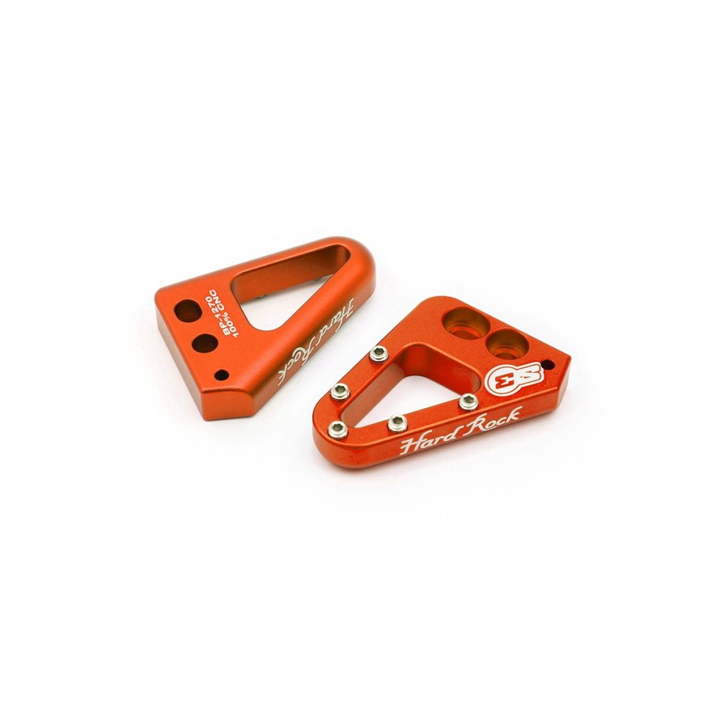 S3 Rear Brake Step Plate Sherco Medium Orange