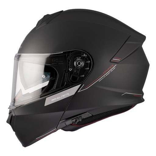 [MT-HM-13470000] MT Flip Up Helmet Genisis Matt Black