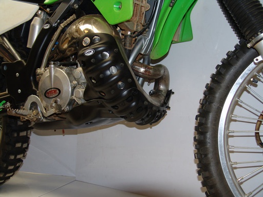 [HYD-HP-EXG-08] Hyde Exhaust & Sump Guard Kit FMF Gnarly Pipe KDX200