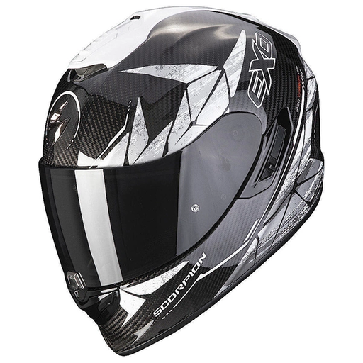 [SCO-1400-ARNBLKWHT] Scorpion EXO Full Face Helmet 1400 Arenia Black/White