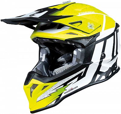 [J1-6060040294006] Just1 MX Helmets J39 Poseidon Fluo Yellow/Black/White