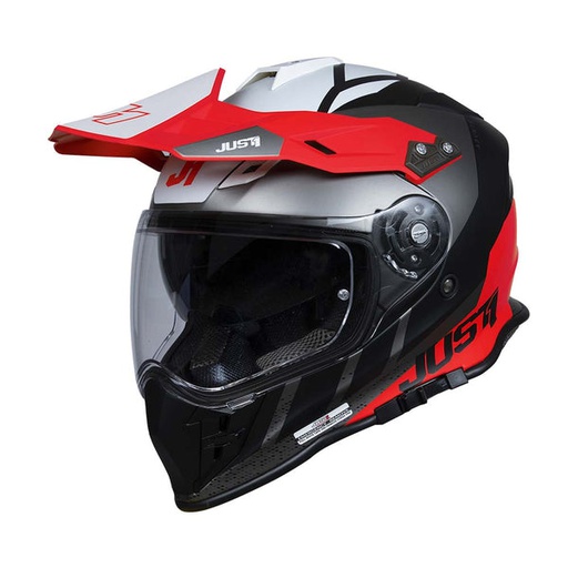 [J1-6070050271003] Just1 ADV Helmets J34 Outerspace White/Red/Black