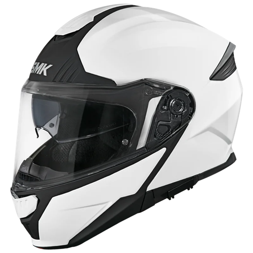 [SMK-SKGULLWHTGL100] SMK Gullwing Flip Up Helmet Solid White