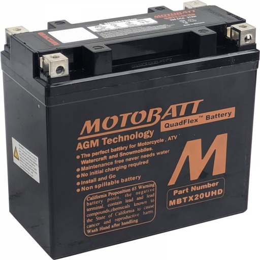 [MTB-MPLX20UHD] Motobatt Battery Lithium MPLX20UHD-HP