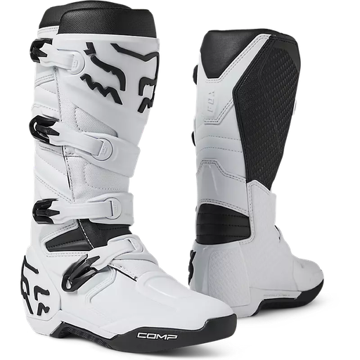 [FOX-28373-008] Fox Comp MX Boots White