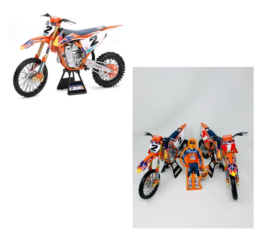 [NEW-49683] NewRay Redbull KTM 450SX-F Cooper Webb 1/6 Scale