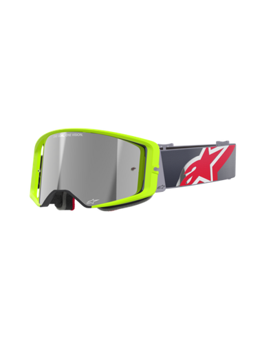 [ALP-AS5100325/5033] Alpinestars Supertech Corp MX Goggles Yellow/Red Mirror Silver