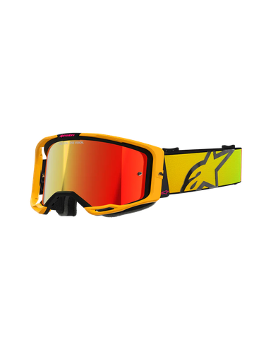 [ALP-AS5101625/5023] Alpinestars Vision 8 Corp MX Goggles Yellow/Pink Mirror Red