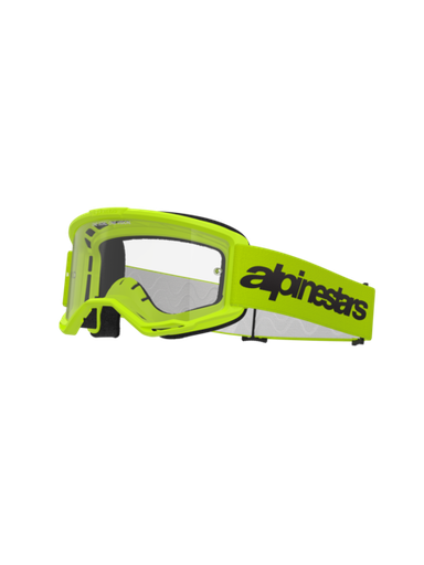 [ALP-AS5103325/5038] Alpinestars Vision 3 Wordmark MX Goggles Yellow Clear