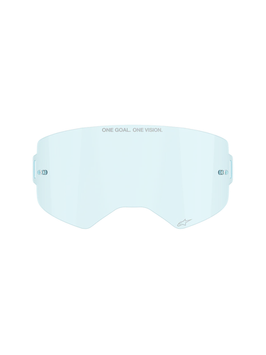 [ALP-AS9100125/7272] Alpinestars Supertech Replacement Goggle Lens Clear Blue