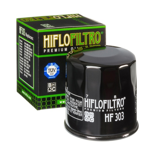 [HIF-HF303] Hiflofiltro Oil Filter Hon|Kaw|Yam HF303