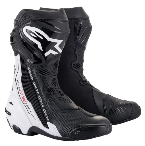 [ALP-AS2220021-12] Alpinestars Supertech R Boots Black/White