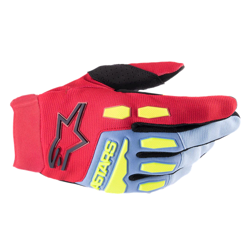 [ALP-AS3563622-7067] Alpinestars 2025 Full Bore Gloves Light Blue/Red Berry/Black