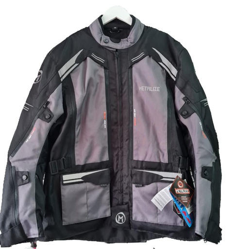 [MET-MTZ440V2JDG] Metalize 440 V2 Textile Jacket Dark Grey