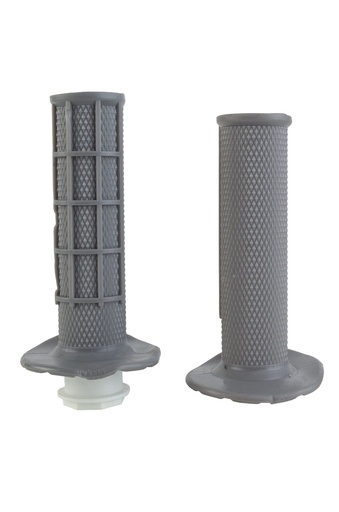 [LIZ-AM5303G] Lizzard Moto Lock-On Grips Grey