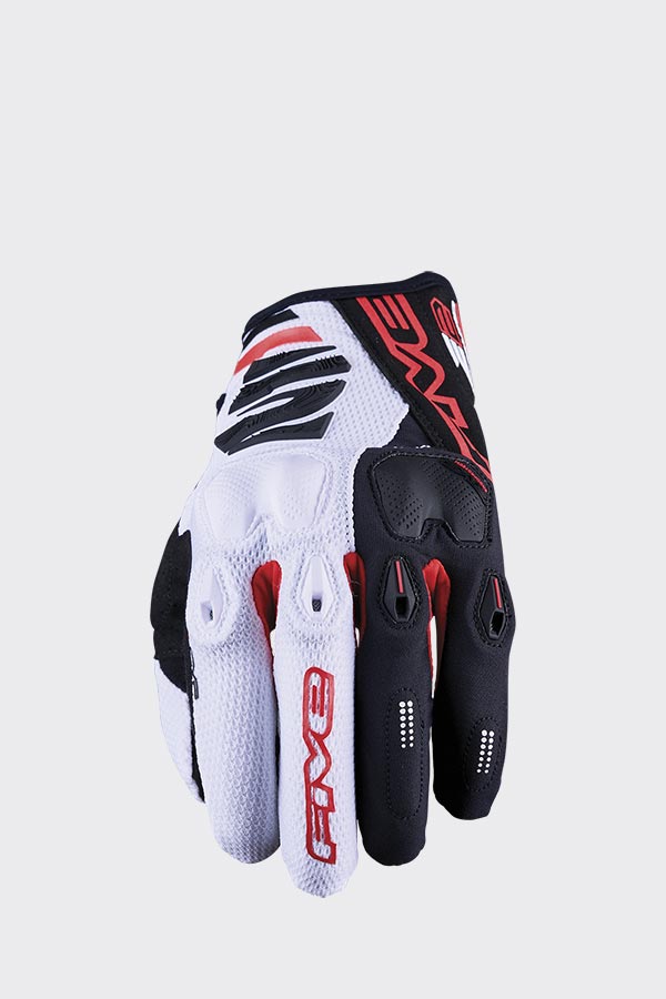 Five E2 Enduro Glove White/Black/Red