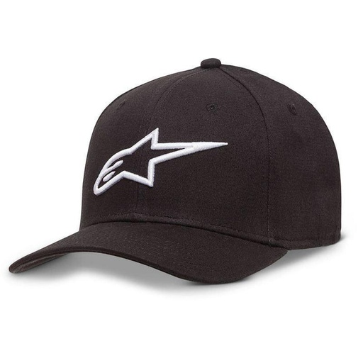 [ALP-AS1017-81010/1020] Alpinestars Ageless Curve Bill Flex Cap Black/White