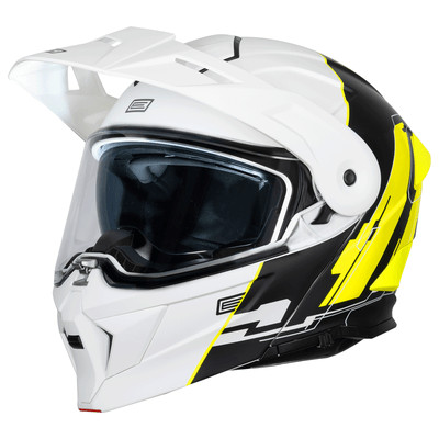 Origine Adventure Helmet Cyborg Matt Fluo Yellow/White/Black