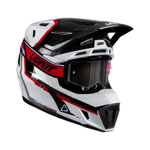[LEA-102600050] Leatt Moto 7.5 V26 MX Helmet Kit White/Red