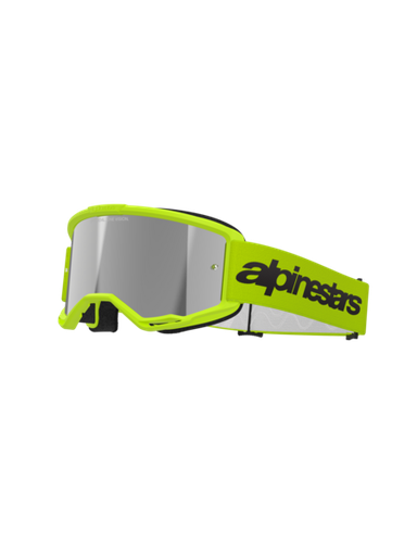 [ALP-AS5103225/5299] Alpinestars Vision 3 Wordmark Goggles Flou Yellow Mirror Silver