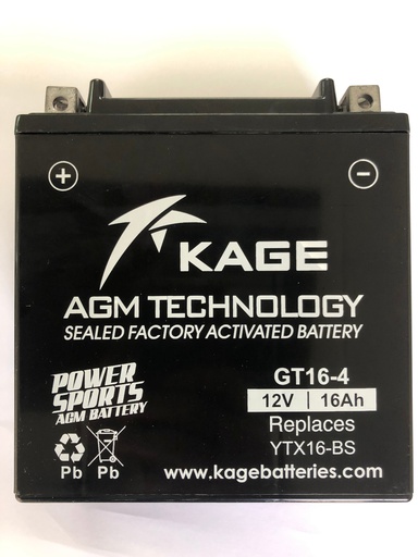 [KAG-GT16-4] Kage Battery Sealed GT16-4