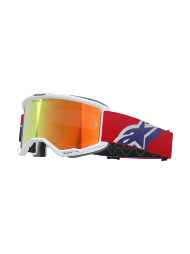 [ALP-AS5101825/3154] Alpinestars Vision 5 Corp Goggles Red/Purple Mirror Red
